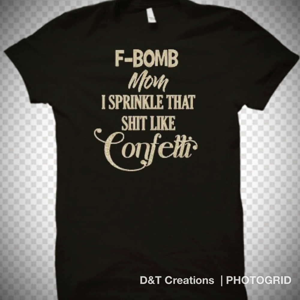 Black t-shirt with quote